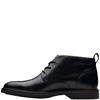CLARKS MENS LACE ANKLE BOOT - BLACK LEATHER